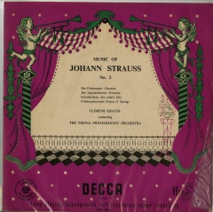 GB DECCA LXT2634 NXENEX MUSIC OF JOHANN STRAUSS No.2