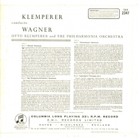 GB COL SAX2347-8 クレンペラー ワーグナー・管弦楽曲集
