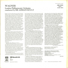 GB EMI ASD2934 ボールト ワーグナー・管弦曲集Vol.2