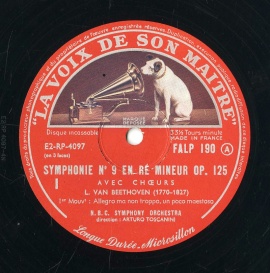 FR VSM FALP190/191 トスカニーニ ベートーヴェン・…