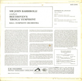 GB EMI ASD2348 バルビローリ ベートーヴェン・交響曲3…