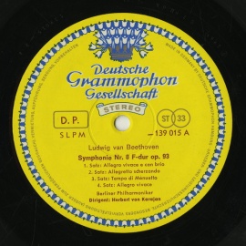 DE DGG SLPM139 015 カラヤン ベートーヴェン・交響…
