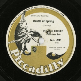 ySPՁzGB PIC No.591 WINIFRED ROWLEY Rustle of Spring/1st Waltz