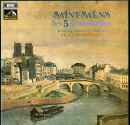 FR  VSM  2C167-12585/7 マルティノン  サンサーンス・交響曲全集