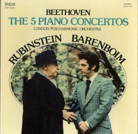 IT  RCA  CRL5-1415 ルービンシュタイン&バレンボイム ベートーヴェン・ピアノ協奏曲全集