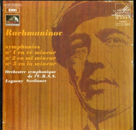 FR  VSM  2C065-90289-91 スヴェトラーノフ  ラフマニノフ・交響曲1-3番