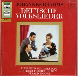 DE  EMI  C193-000 54/55 ディースカウ&シュワルツコップ  ブラームス・ドイツ歌曲集
