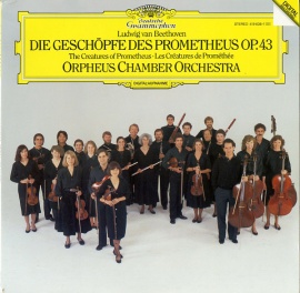 DE  DGG  419 608-1 オルフェウス室内管弦楽団 ベートーヴェン・プロメテウス創造物全