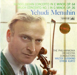 GB  EMI  ASD0334 メニューイン  ブルッフ&メンデルスゾーン・ヴァイオリン協奏曲