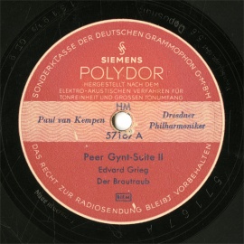 ySPՁzDE Polydor 57167 Paul van Kempen Peer Gynt-SuiteU