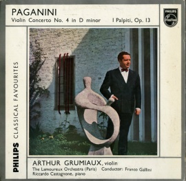 GB  PHIL  GBL5576 アルテュール・グリュミオー パガニーニ・ヴァイオリン協奏曲