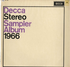 GB  DEC  SXL6237 Extracts from Decca Stereo Sampler Album 1966