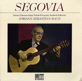 GB SAGA SAGA5248 アンドレス・セゴビア バッハ曲集(ギター演奏)