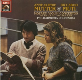 DE EMI C067-43 229 ムター&ムーティ モーツァルト・ヴァイオリン協奏曲2・4番