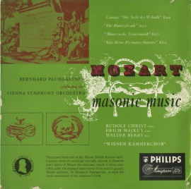 GB PHIL ABL3022 パウムガルトナー モーツァルト・フリーメーソンのための音楽集