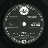 ySPՁzGB RCA RCA-1063 JULIUS LA ROSA,NICK PERITO TORERO/MILANO